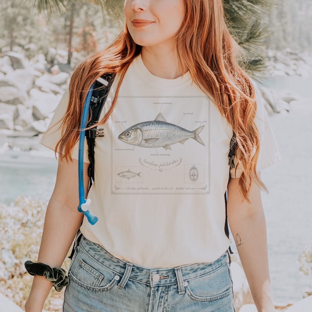 Sardina pilchardus Field Guide Specimen Tee